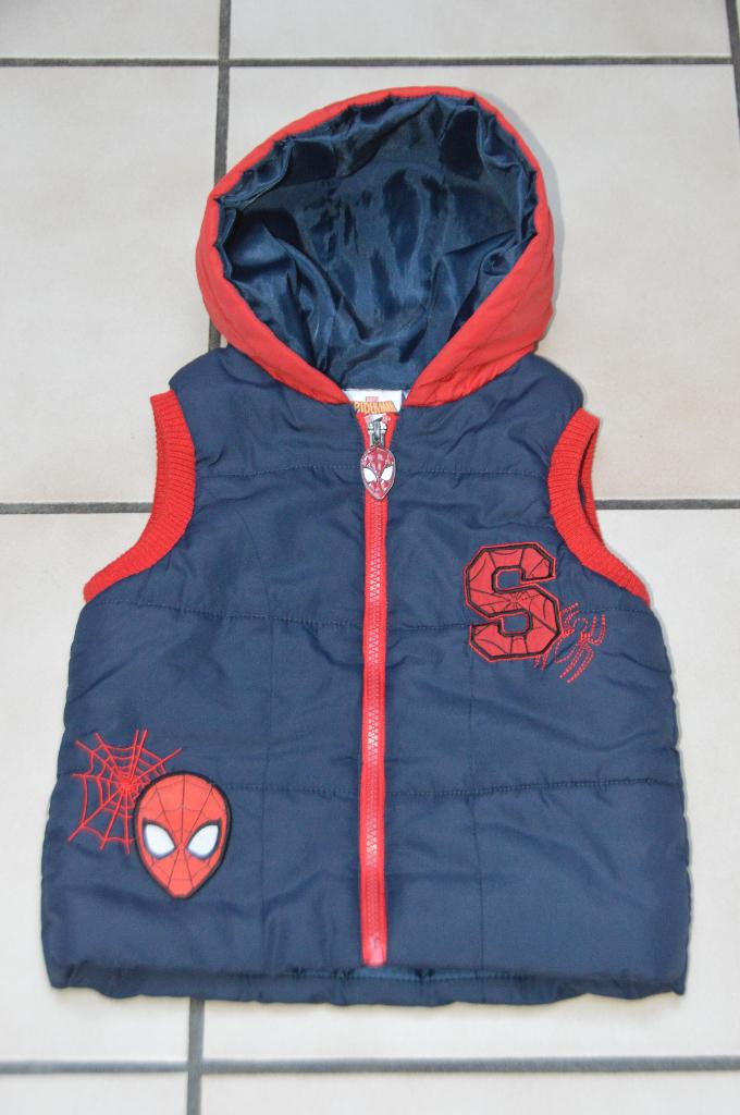 Veste Blouson"Spiderman"Marine Sans manches T98/104 ou 3/4A, Garçon, MARVEL, Enlèvement ou Envoi, Comme neuf