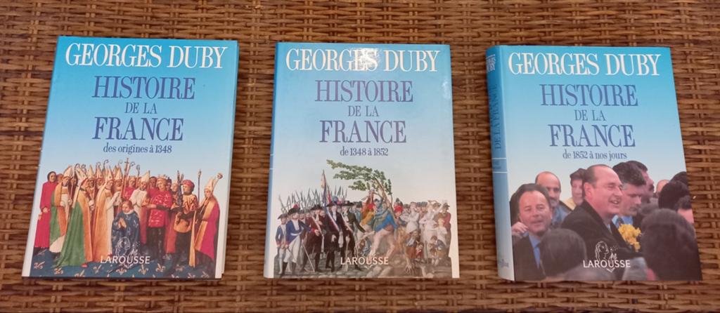 Série de 3 livres Histoire de la France 1348-1852, Enlèvement ou Envoi