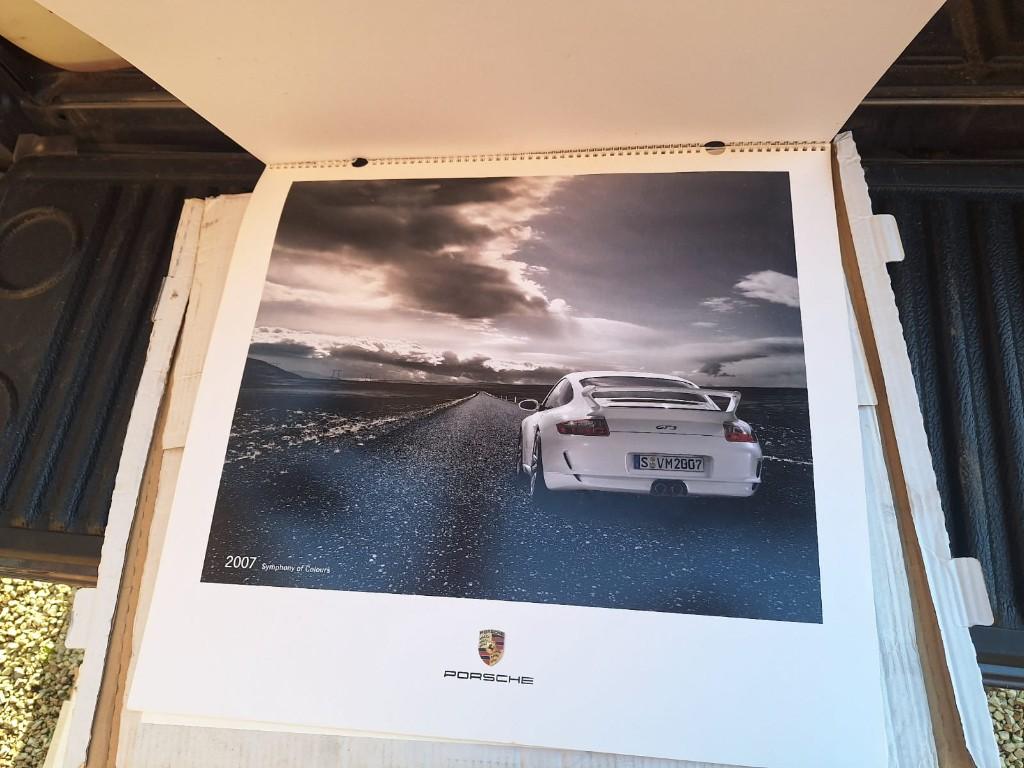Porsche posterset te koop, Ophalen, Gebruikt, A1 t/m A3, Overige vormen