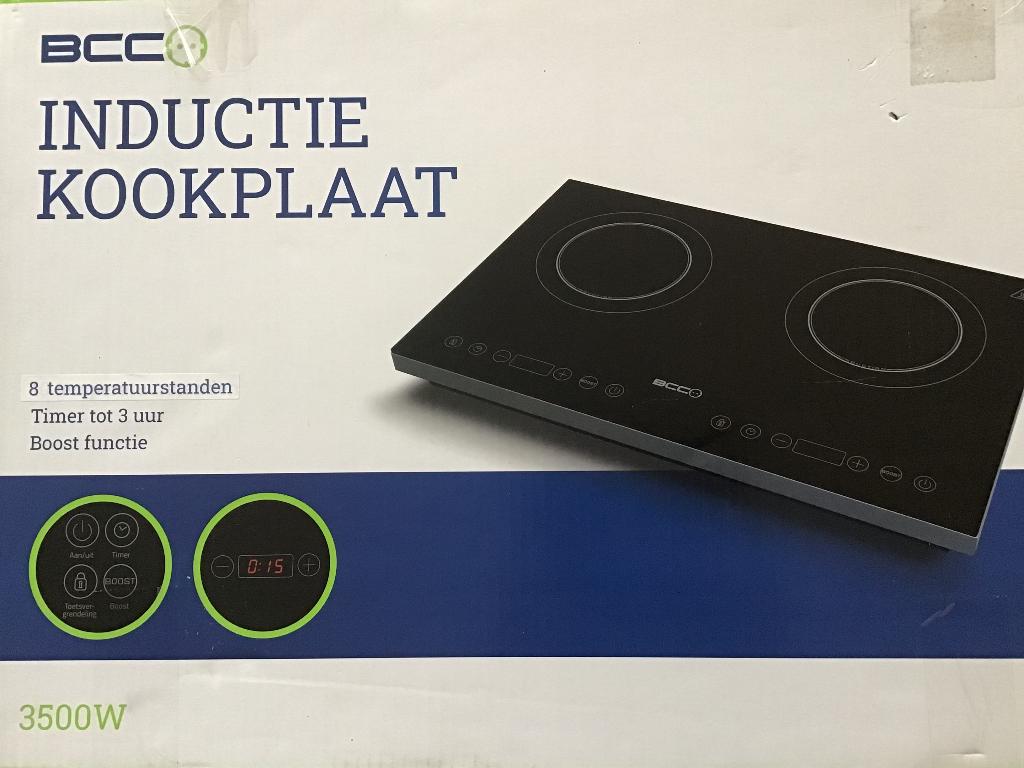 Inductie kookplaat, Elektronische apparatuur, Kookplaten, Ophalen, 3 kookzones of minder, Zo goed als nieuw, Inductie