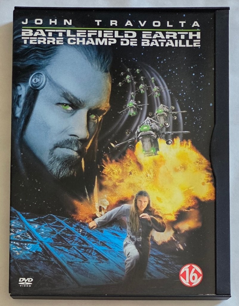 Terre Champ de Bataille (Travolta) comme neuf, CD & DVD, DVD | Science-Fiction & Fantasy, Enlèvement ou Envoi, Science-Fiction