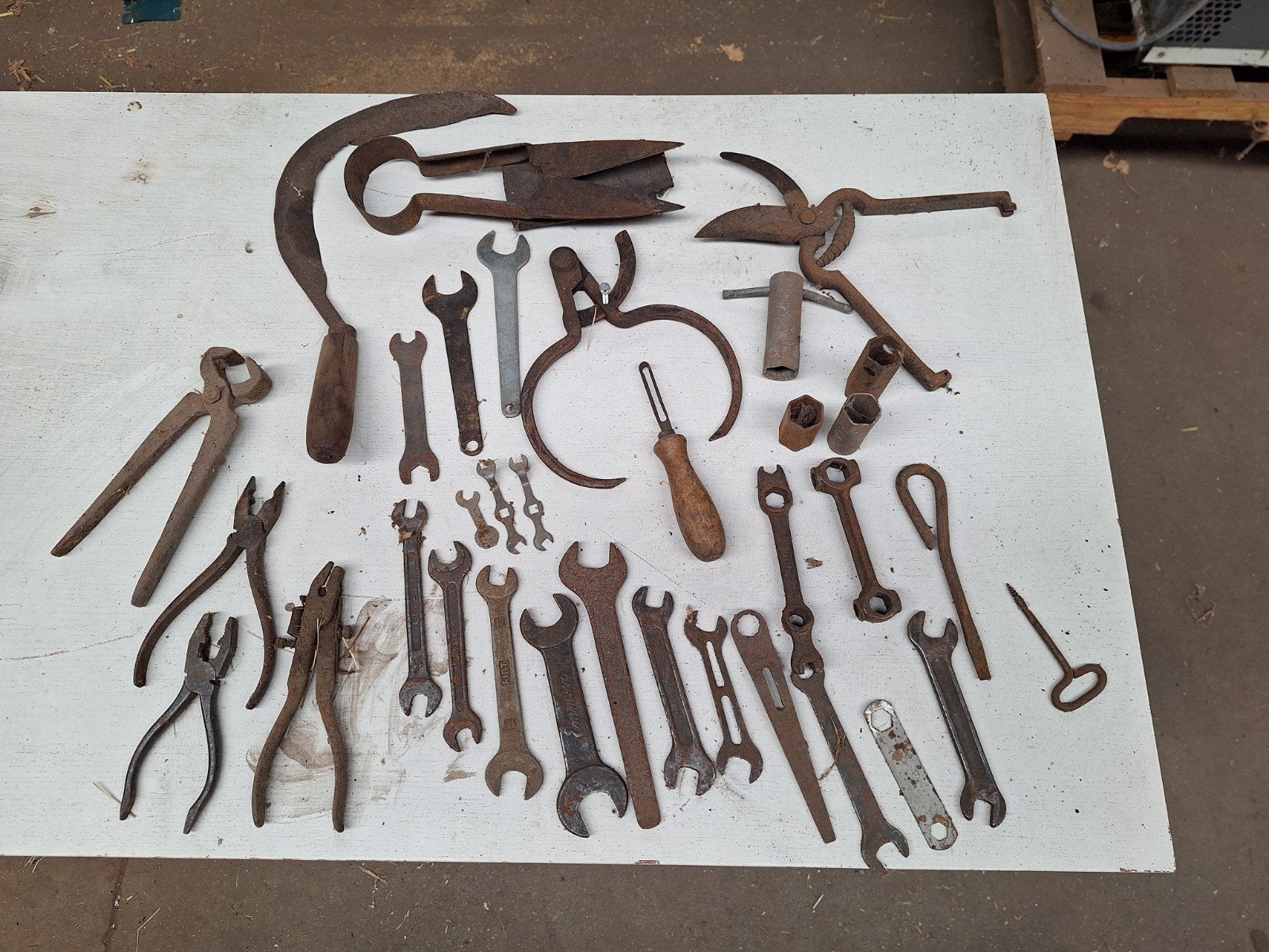 oude werktuigen, Ophalen, Gebruikt