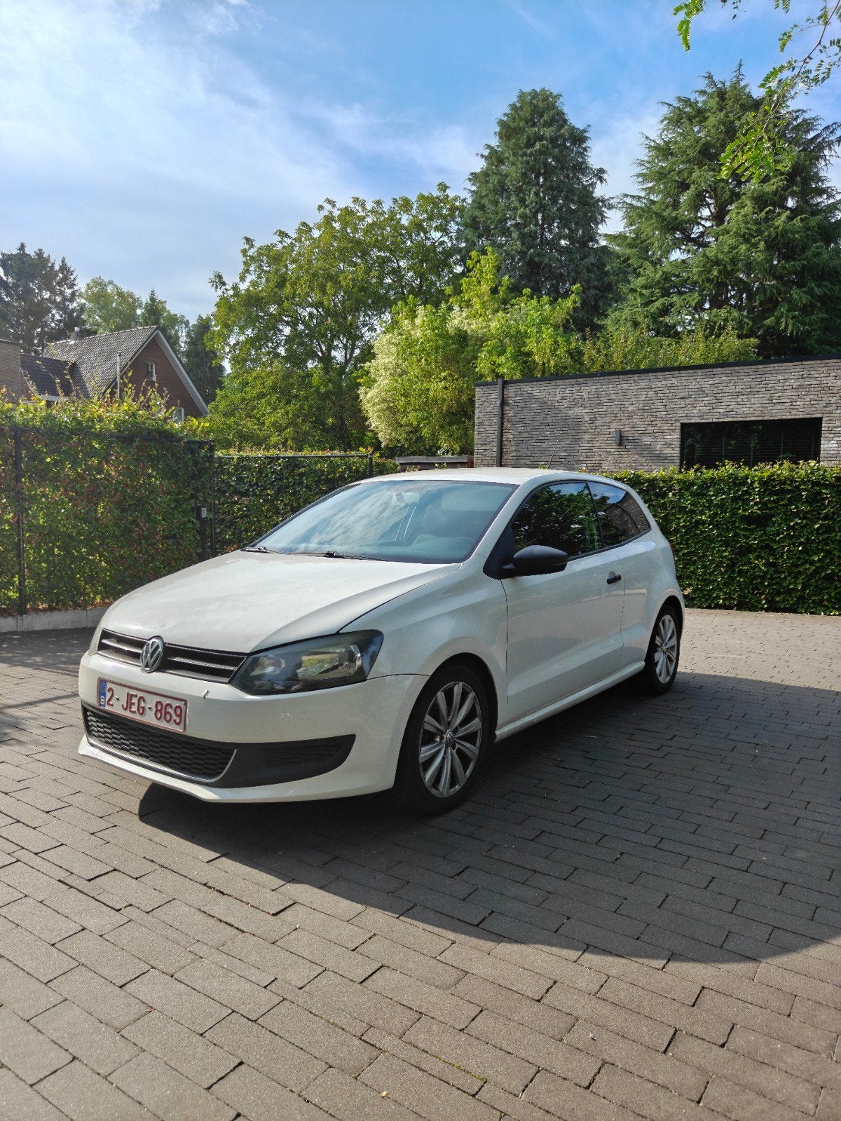 Volkswagen Polo 1.2i Benzine – 2010 – 159.000 km, Wit, Handgeschakeld, Particulier, Te koop