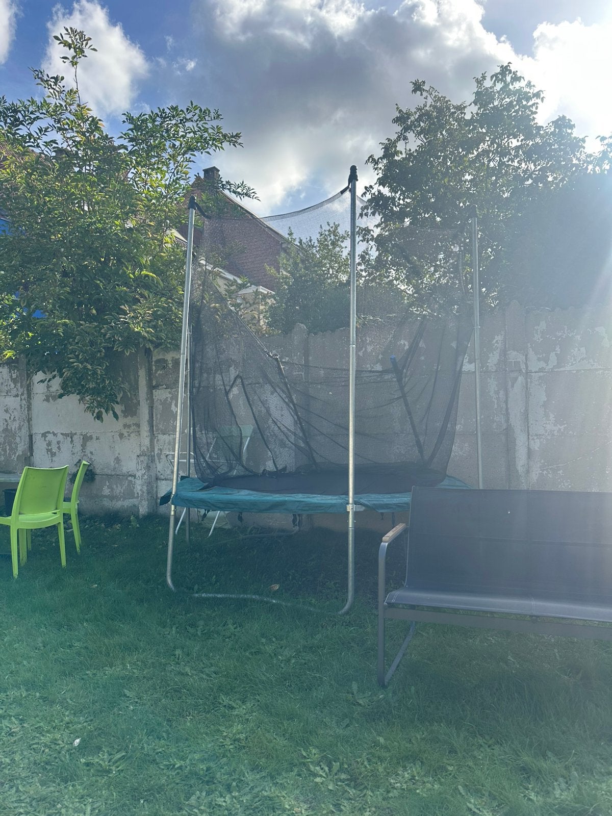 Trampoline om weg te geven!, Ophalen of Verzenden, Gebruikt