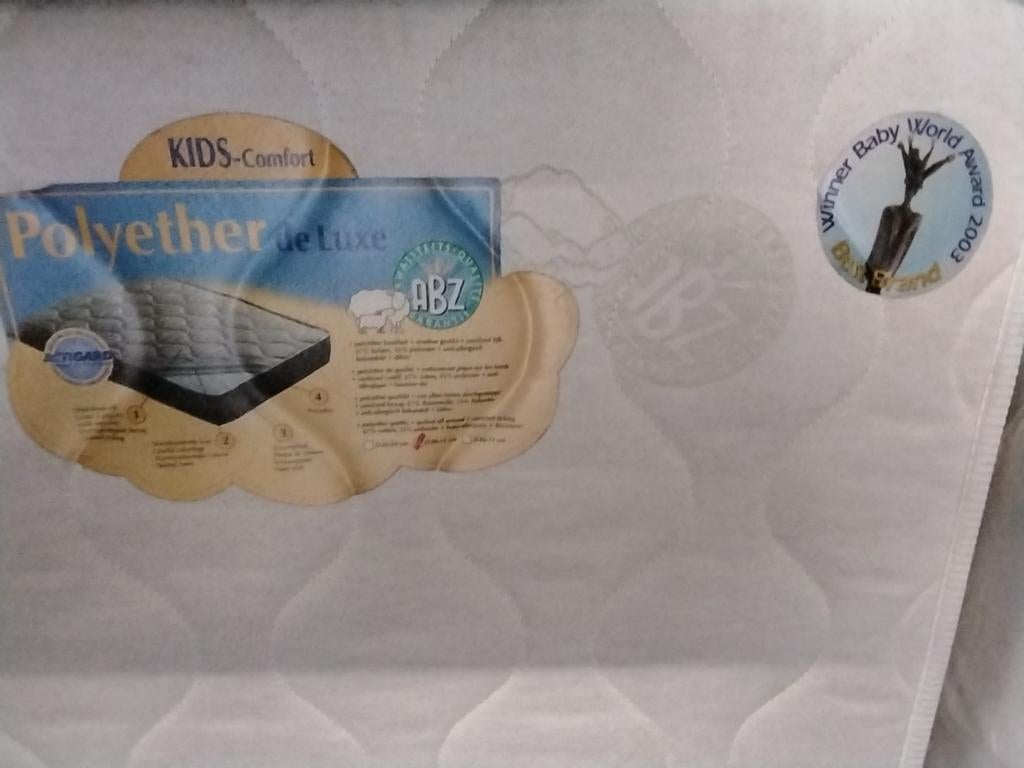 Matras kinderbed., Ophalen