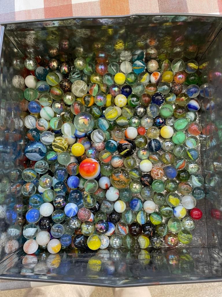 Lot vintage knikkers, Ophalen of Verzenden, Zo goed als nieuw