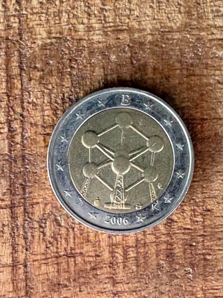 Belgique 2 euros « Atomium » 2006, Enlèvement ou Envoi, Belgique, 2 euros, Monnaie en vrac