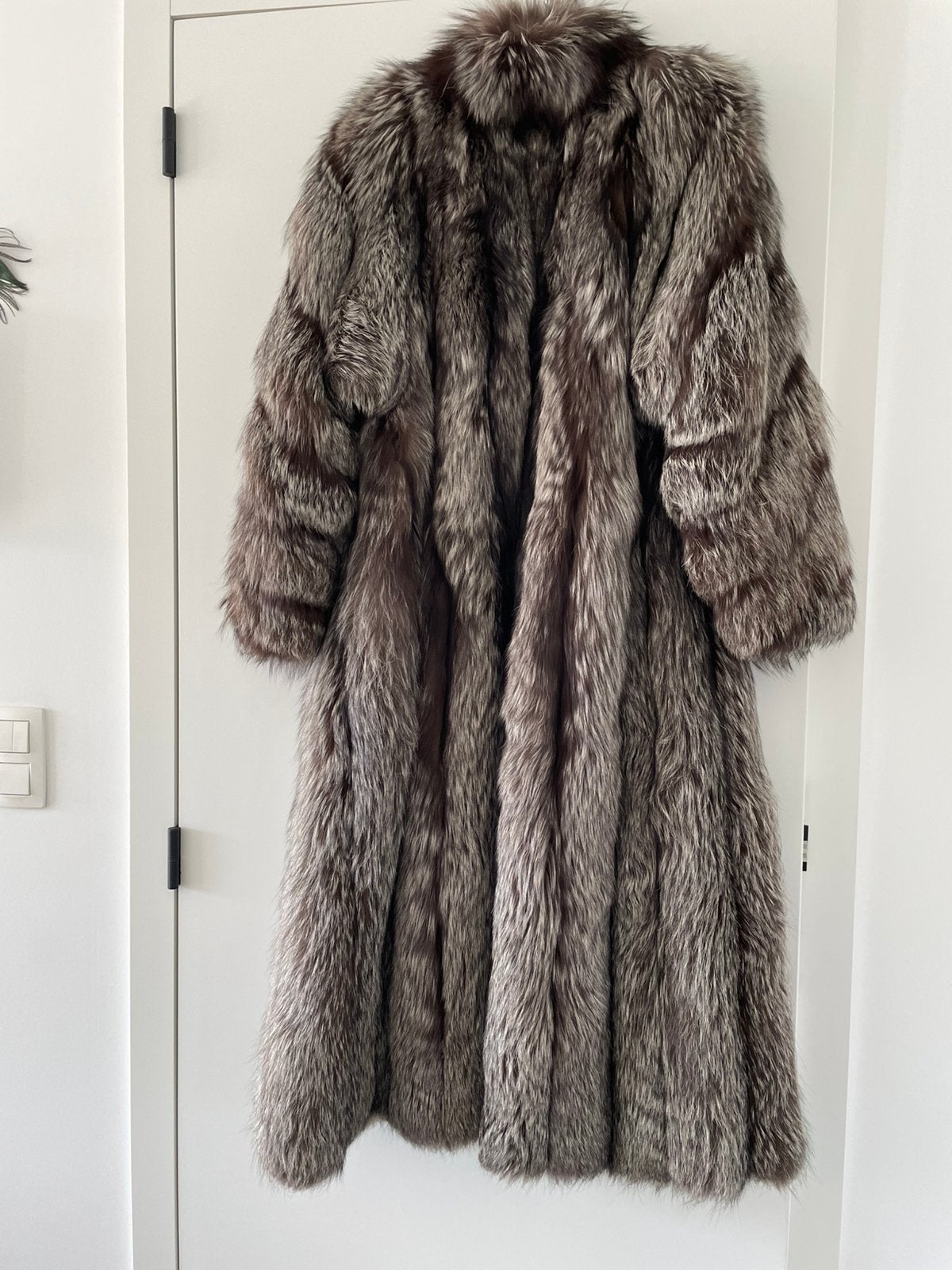Manteau en fourrure de renard argenté, Enlèvement ou Envoi, Comme neuf