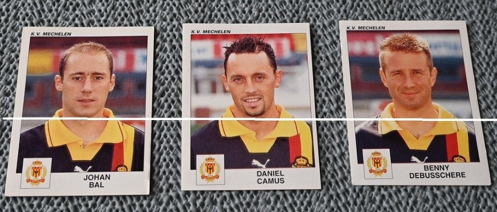 Panini Football 2001/ KV Mechelen / 9 Stickers, Verzamelen, Verzenden, Nieuw, Poster, Plaatje of Sticker