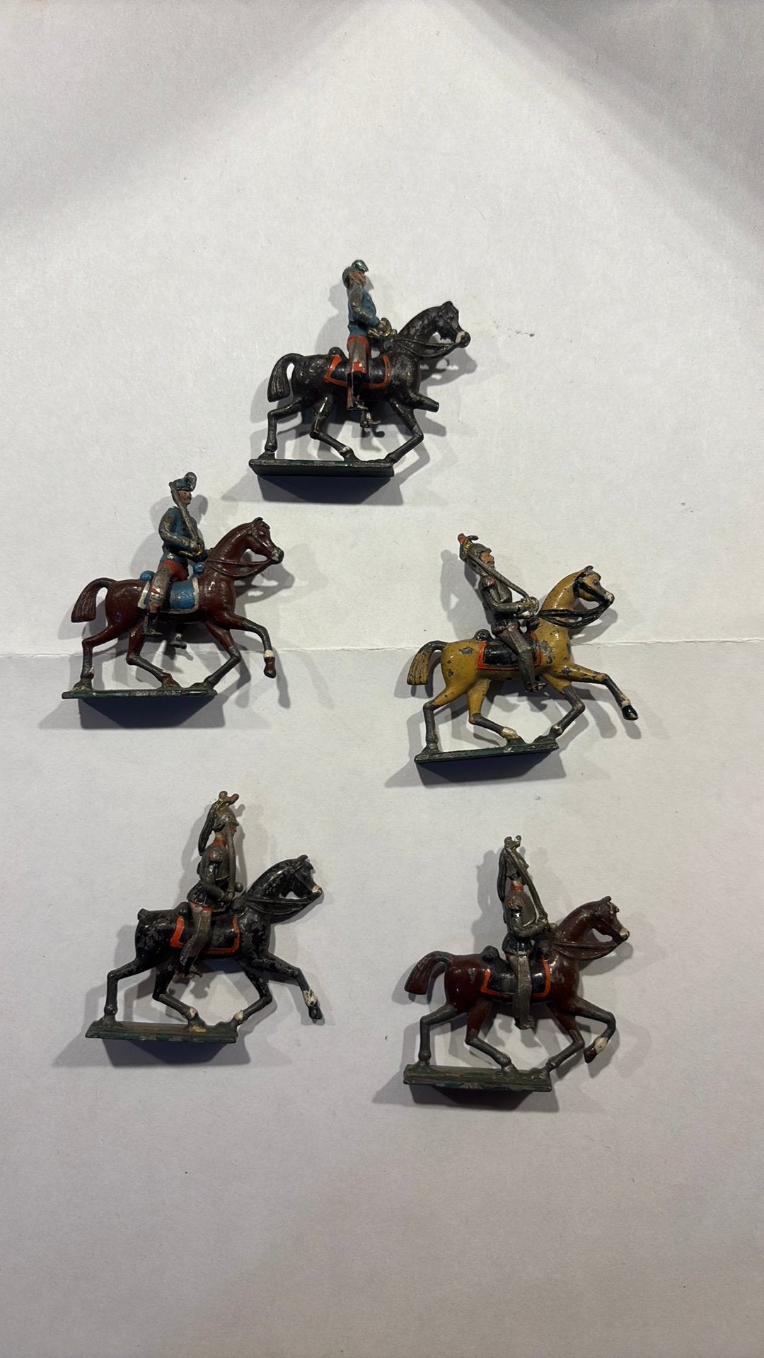 Lot de 5 cavaliers en plomb, Collections, Enlèvement ou Envoi, Comme neuf