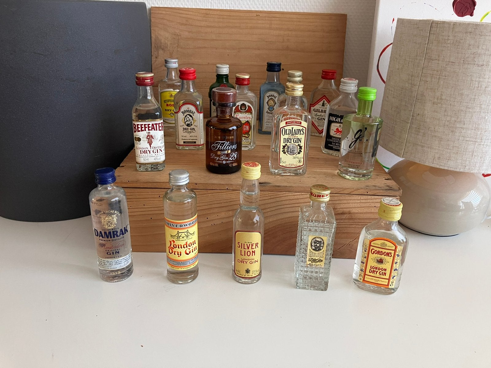 Verzameling Gin miniaturen, Verzamelen, Ophalen, Zo goed als nieuw, Miniatuur