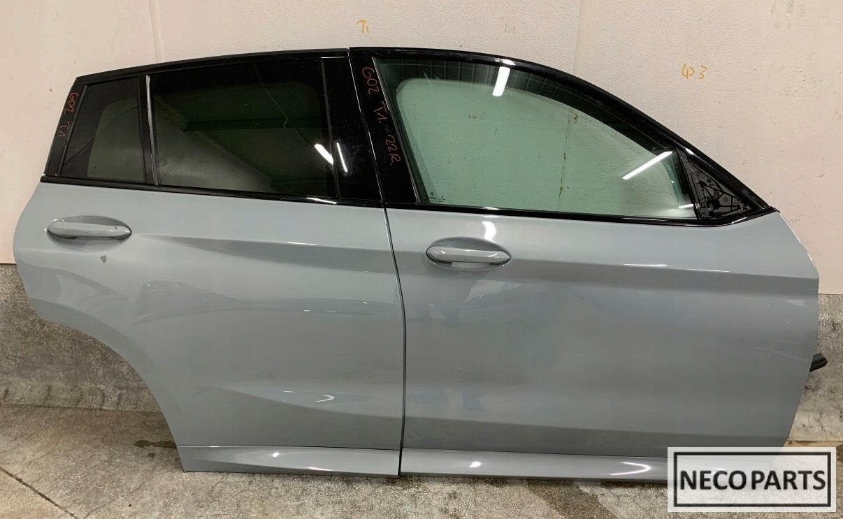 BMW X4 G02 PORTIER DEUR VOOR ACHTER RECHTS ALLES LEVERBAAR!!, Arrière, -, Haillon arrière, Utilisé