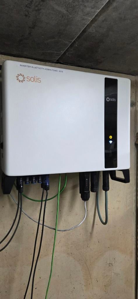 Hybride omvormer, solis 3fase, 8kw, Ophalen, Zo goed als nieuw