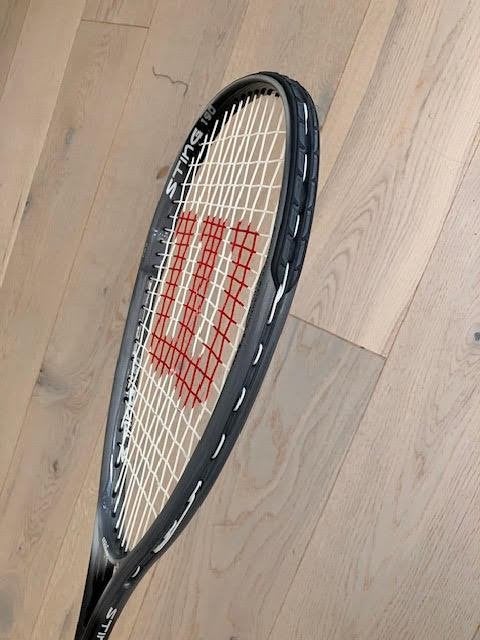 Wilson squash racket, Sport en Fitness, Ophalen, Gebruikt, Racket, Met hoes