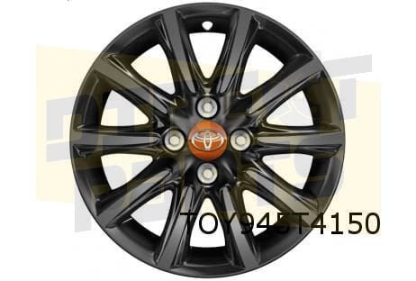 Toyota Aygo velg Aluminium 15'' 10-spaaks hoogglans zwart Or, Auto-onderdelen, 15 inch, -, Verzenden, -