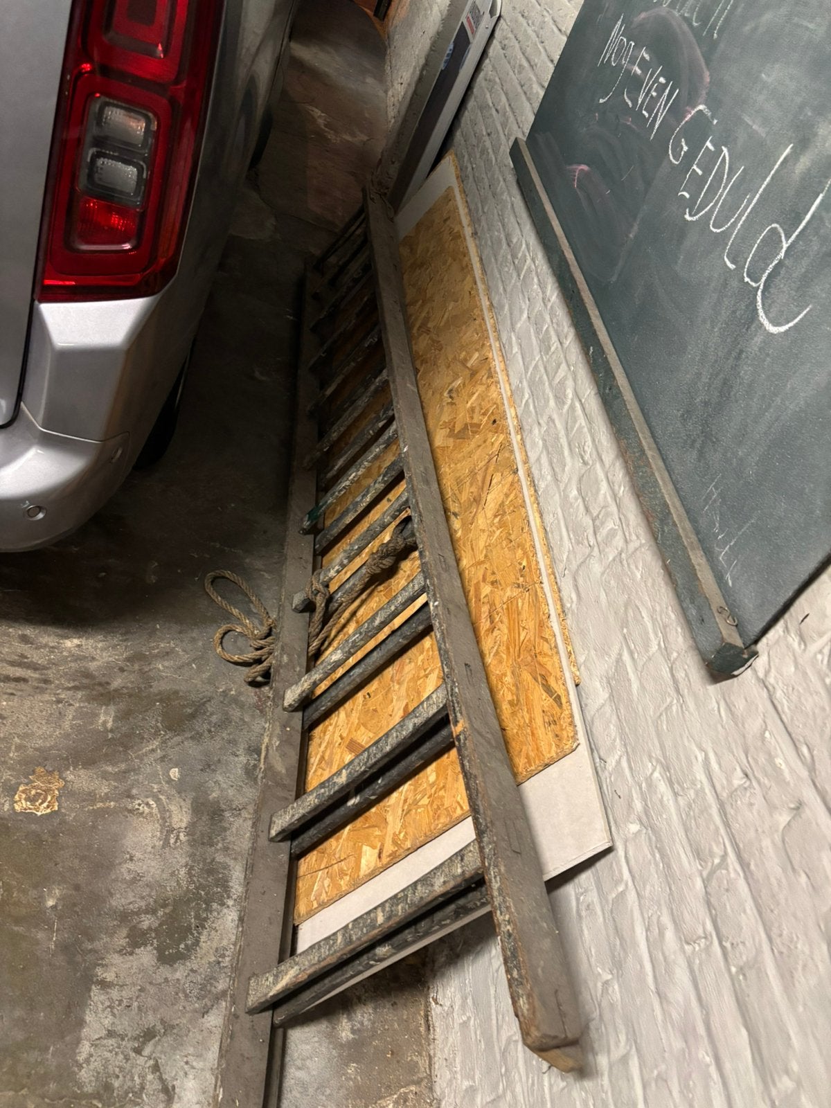 Ladder 8 meter.  Lader 3 meter, Ophalen of Verzenden, Zo goed als nieuw