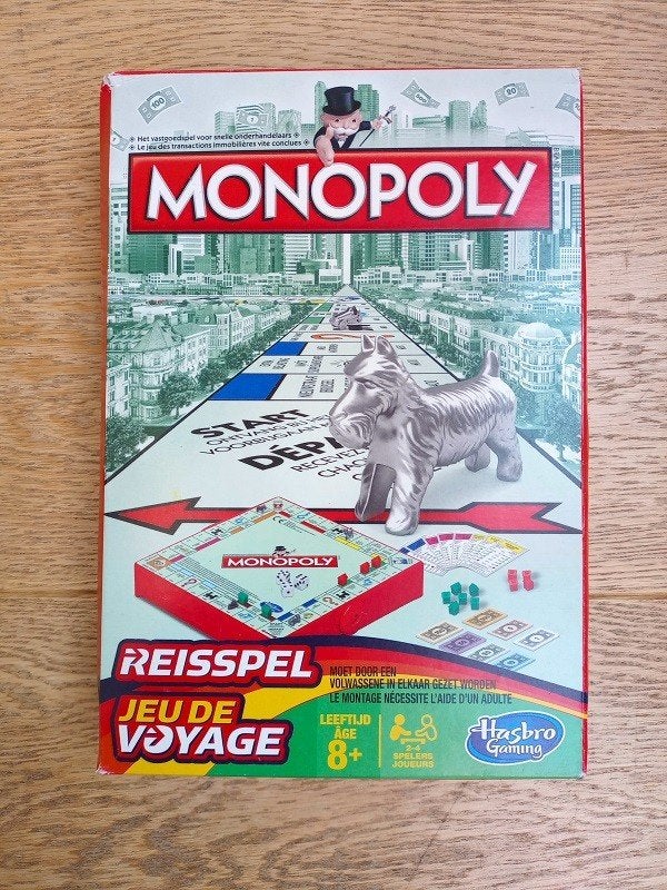 Hasbro: jeu Monopoly édition Voyage (8+), Enlèvement, Comme neuf