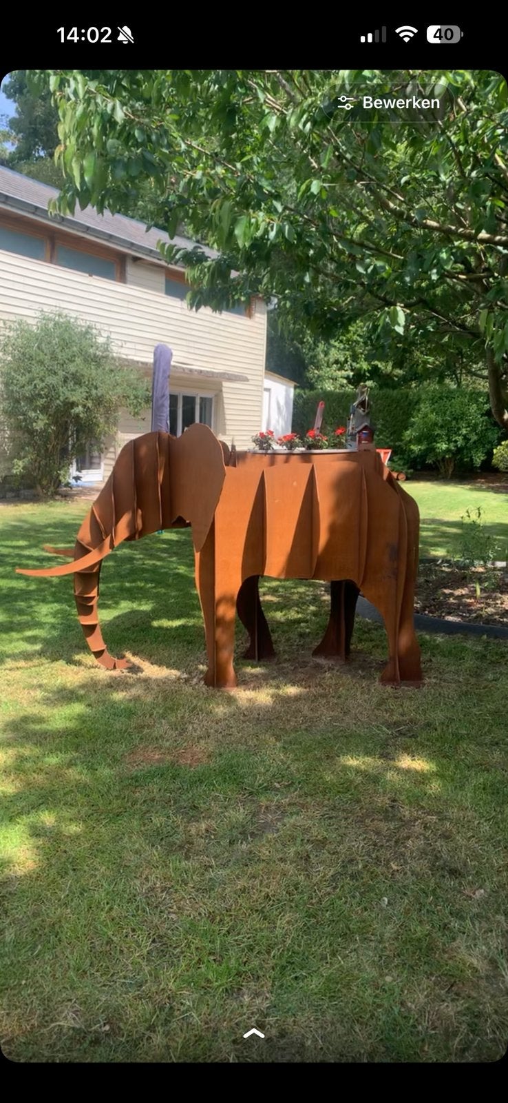 Éléphant et Corten, Enlèvement ou Envoi