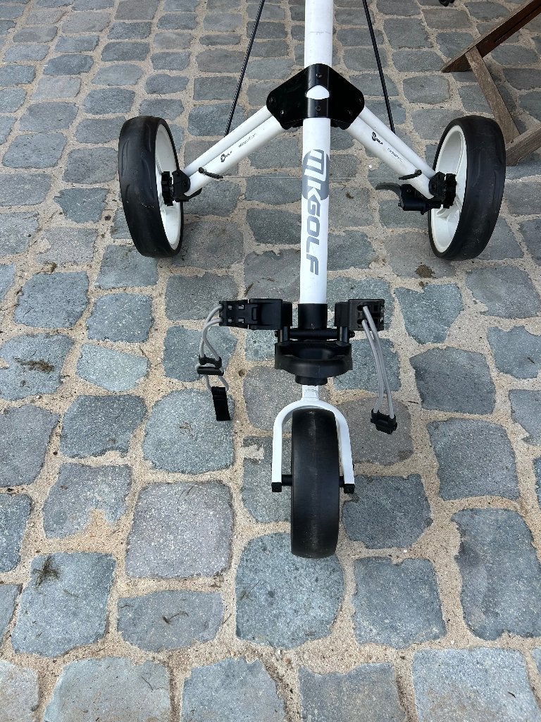 Trolley mykidsgolf golf blanc, Enlèvement, Comme neuf, Enfants unisexe