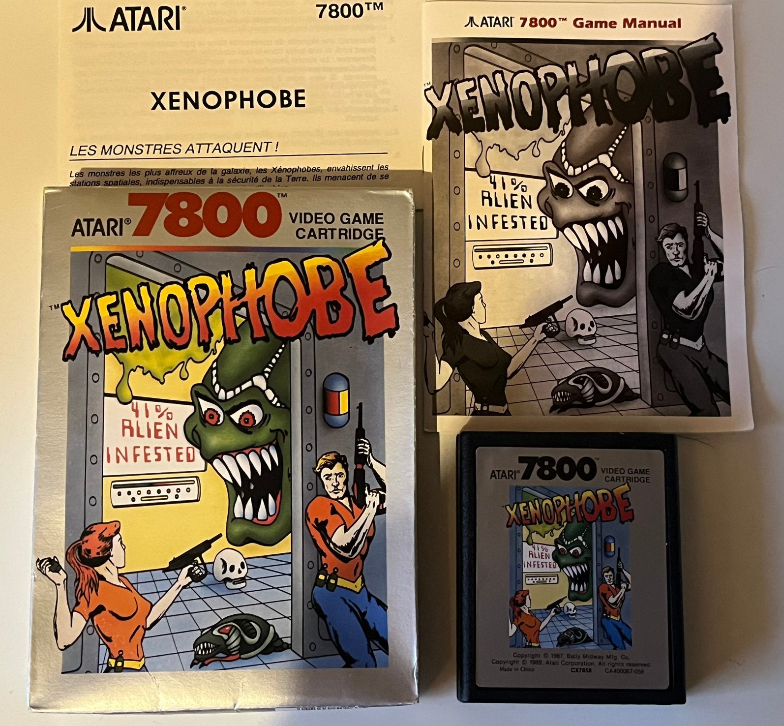 Atari 7800 xénophobe, Consoles de jeu & Jeux vidéo, Enlèvement, Comme neuf