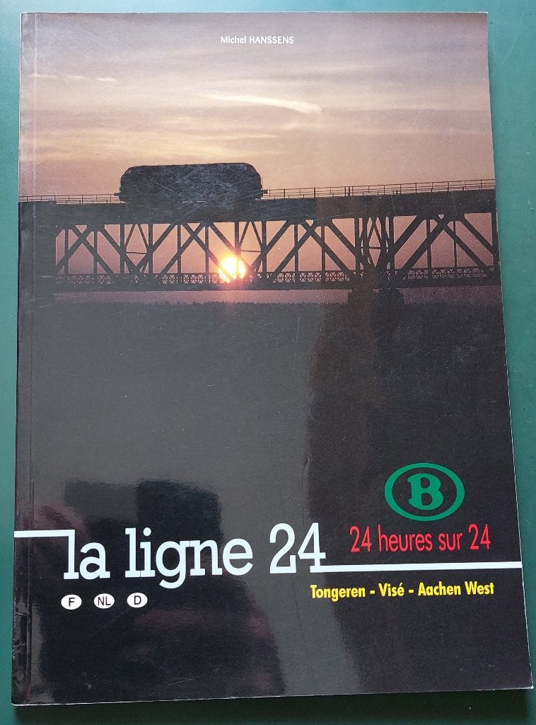 La ligne 24 SNCB NMBS, Verzamelen, Ophalen of Verzenden, Zo goed als nieuw, Trein, Boek of Tijdschrift