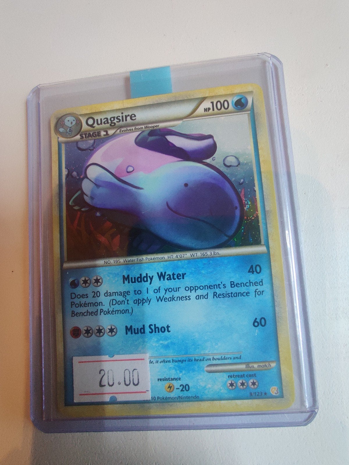 Quagsire HS 9, Ophalen, Zo goed als nieuw, Losse kaart, Foil