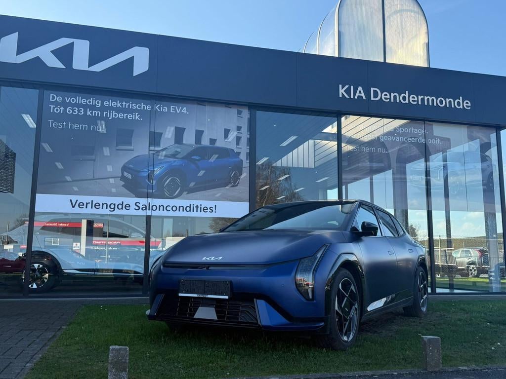 Kia EV4 Fastback 81.4 kWh GT Line (automaat), Auto's, 81 kWh, Gebruikt, Euro 6, Blauw