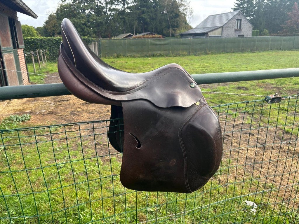 Prestige Roma VSD - veelzijdigheidszadel 18”, Dieren en Toebehoren, Ophalen, Gebruikt, Veelzijdigheid, Inclusief zadelhoes