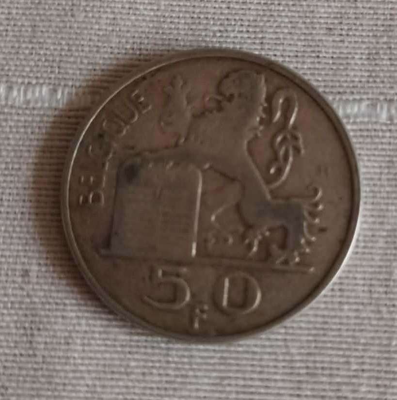 Ancienne pièce belge de 1949, Timbres & Monnaies, Monnaies | Belgique, Enlèvement ou Envoi