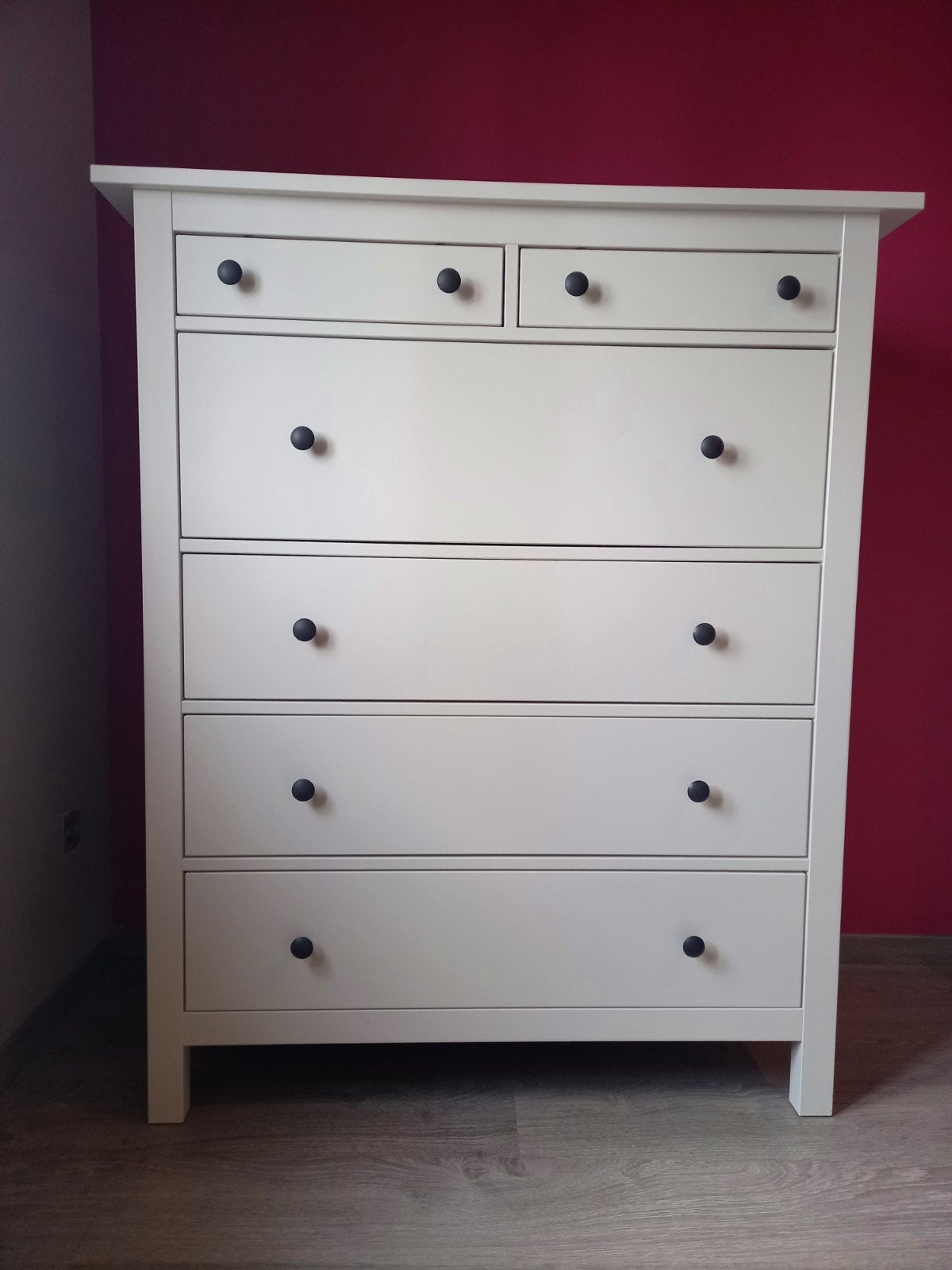 Hemnes ladenkast (100) + kleerkast (80) -> set 160 euro, Ophalen, 100 tot 150 cm, 5 laden of meer, 100 tot 150 cm