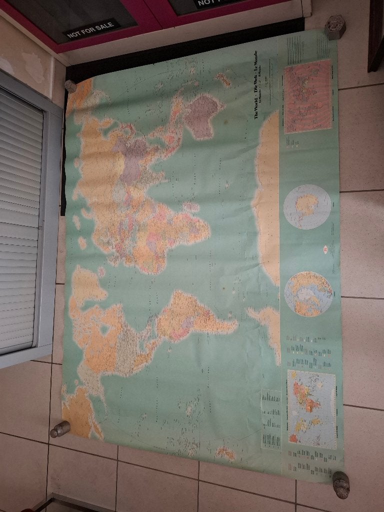 Oide landkaart, Ophalen of Verzenden, Zo goed als nieuw, Landkaart