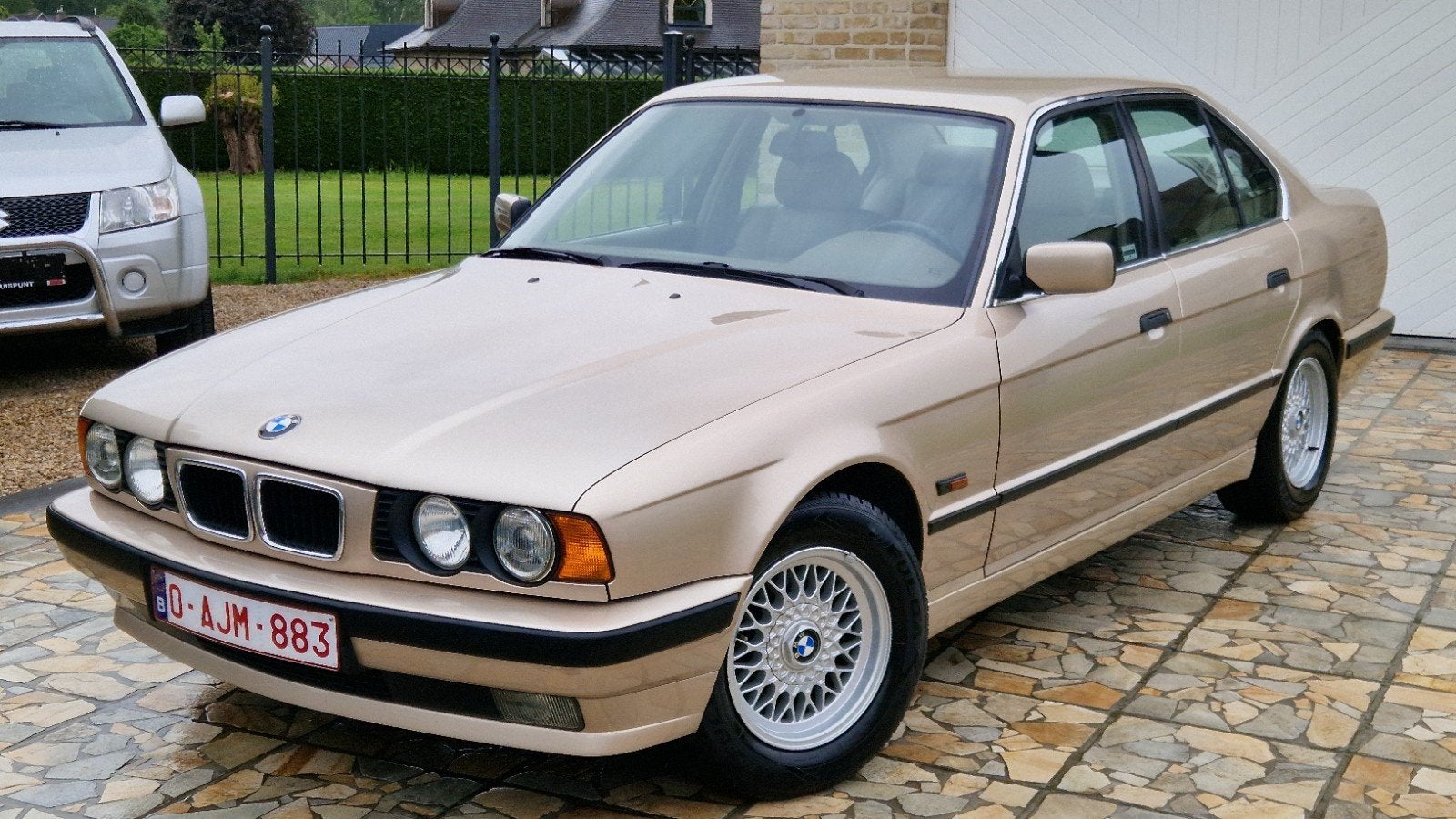 Bmw 520 i topstaat belgische wagen leer airco, Autos, BMW, Particulier, Achat, Série 5, Essence, Boîte manuelle, Enlèvement