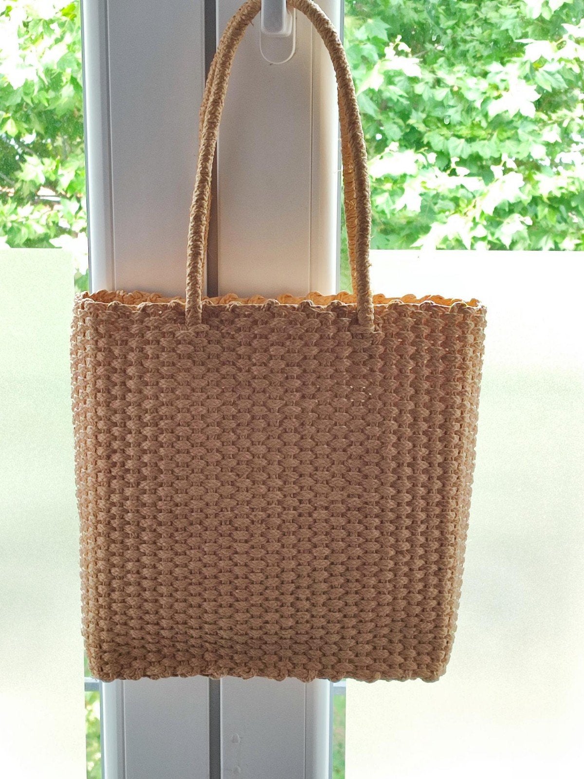 Nieuw Madagascar raffiatas 33x32cm, Ophalen of Verzenden, Nieuw, Beige