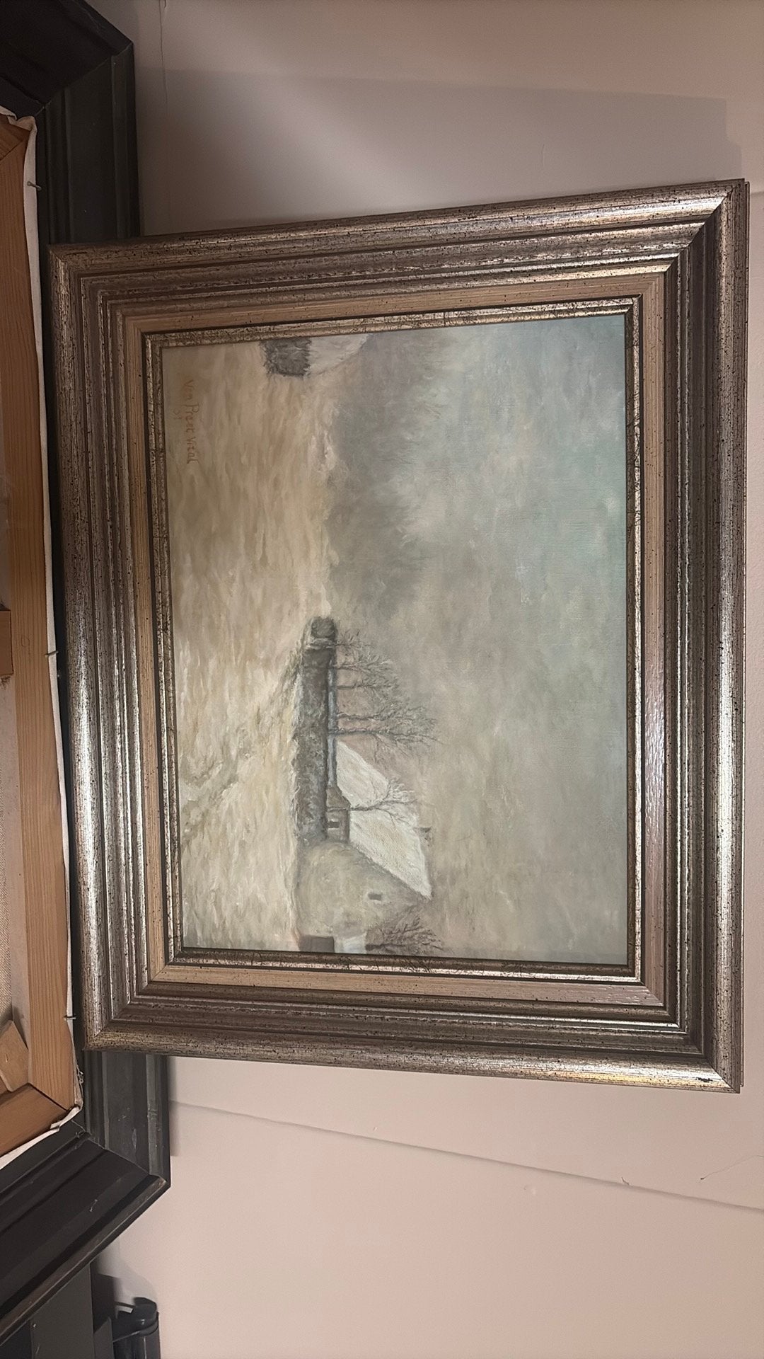 Winterlandschap “Vital van Praet 01”, Antiek en Kunst, Ophalen