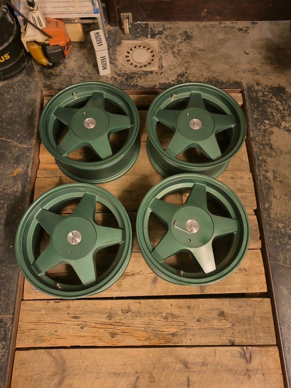 4 jantes OZ Fittipaldi en 4x100., Ophalen, Gebruikt, 15 inch, Velg(en)