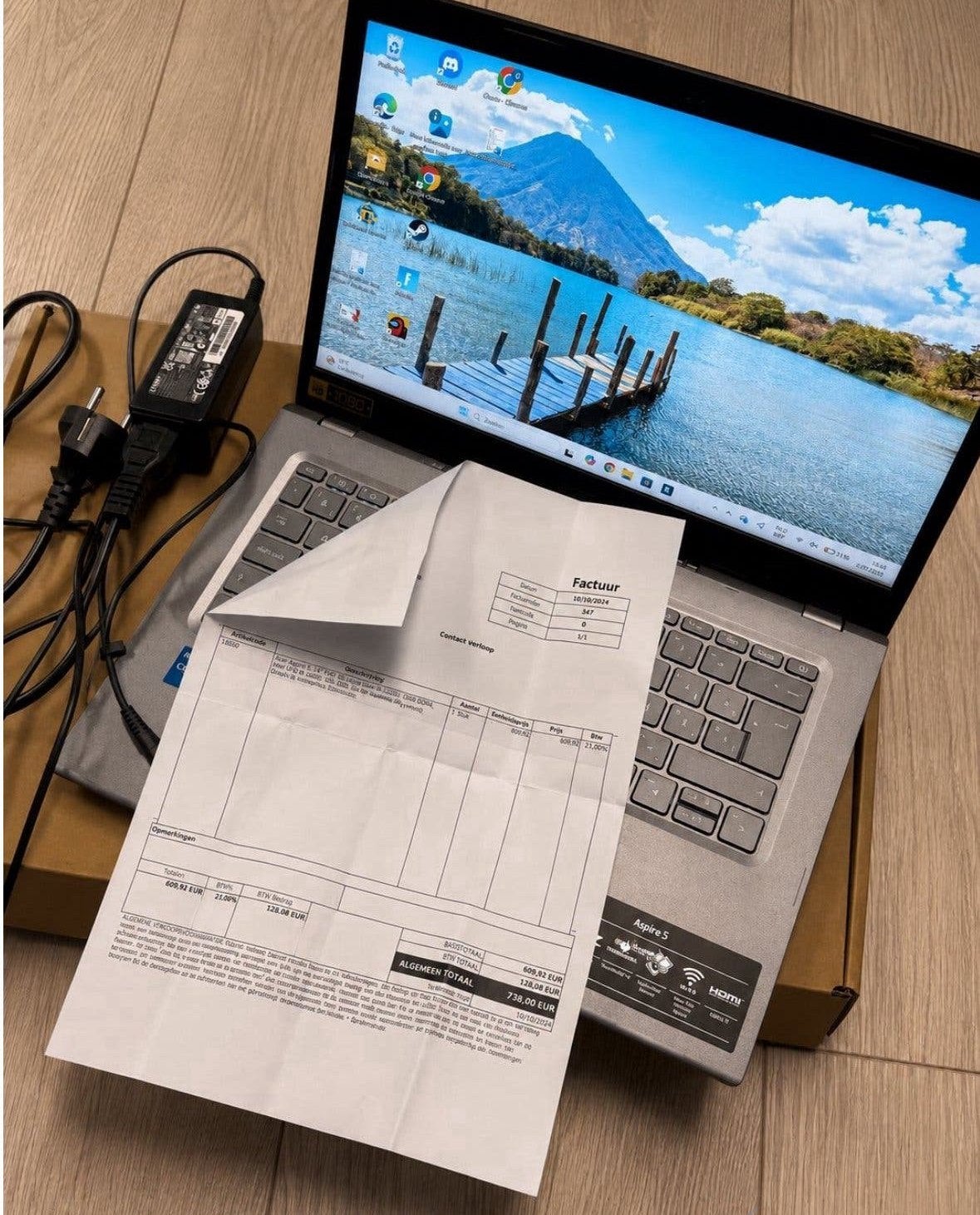 Ordinateur portable Acer Aspire 5, Enlèvement ou Envoi, Comme neuf, 16 GB, SSD