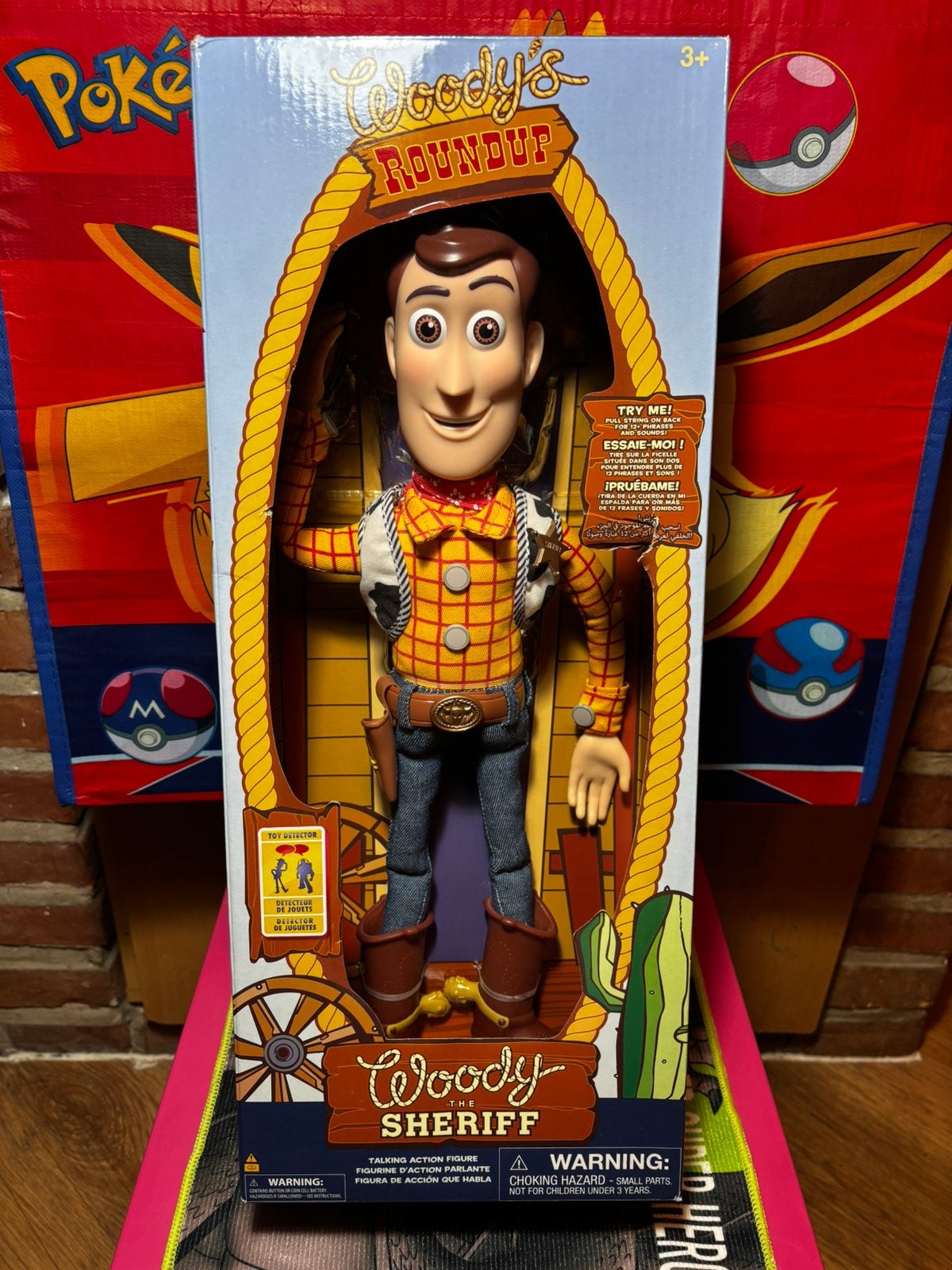 Disney Pixar Woody The Sheriff, pratende figuur, Ophalen of Verzenden, Nieuw