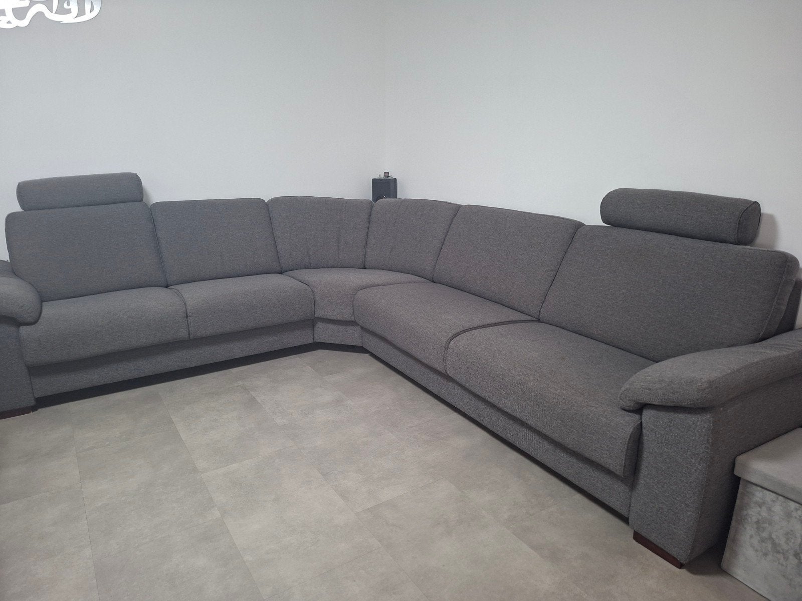 canapé d'angle d'angle neuf, Neuf, Tissus, Xxl, moderne