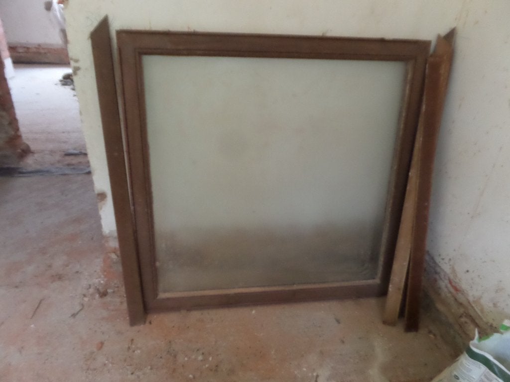 houten raam, Châssis de fenêtre, 75 à 150 cm, 75 à 150 cm, Enlèvement