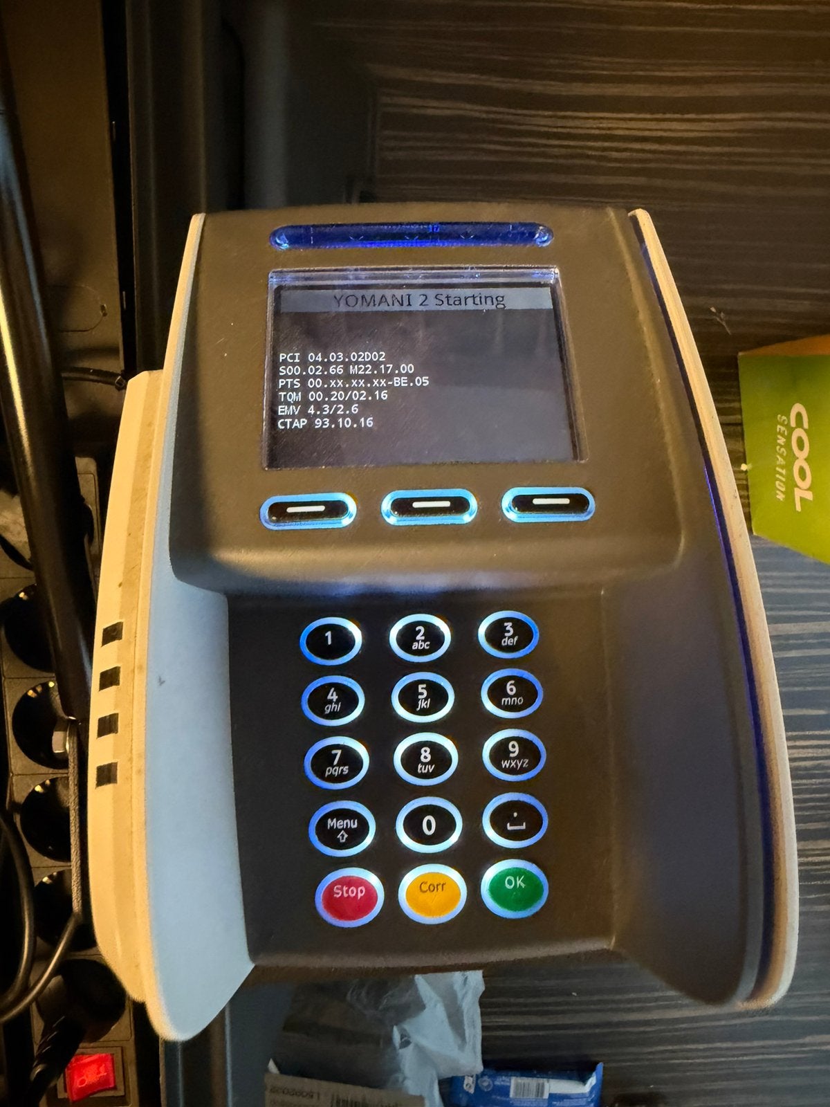 Terminal de paiement Worldline YOMANI ML, Enlèvement