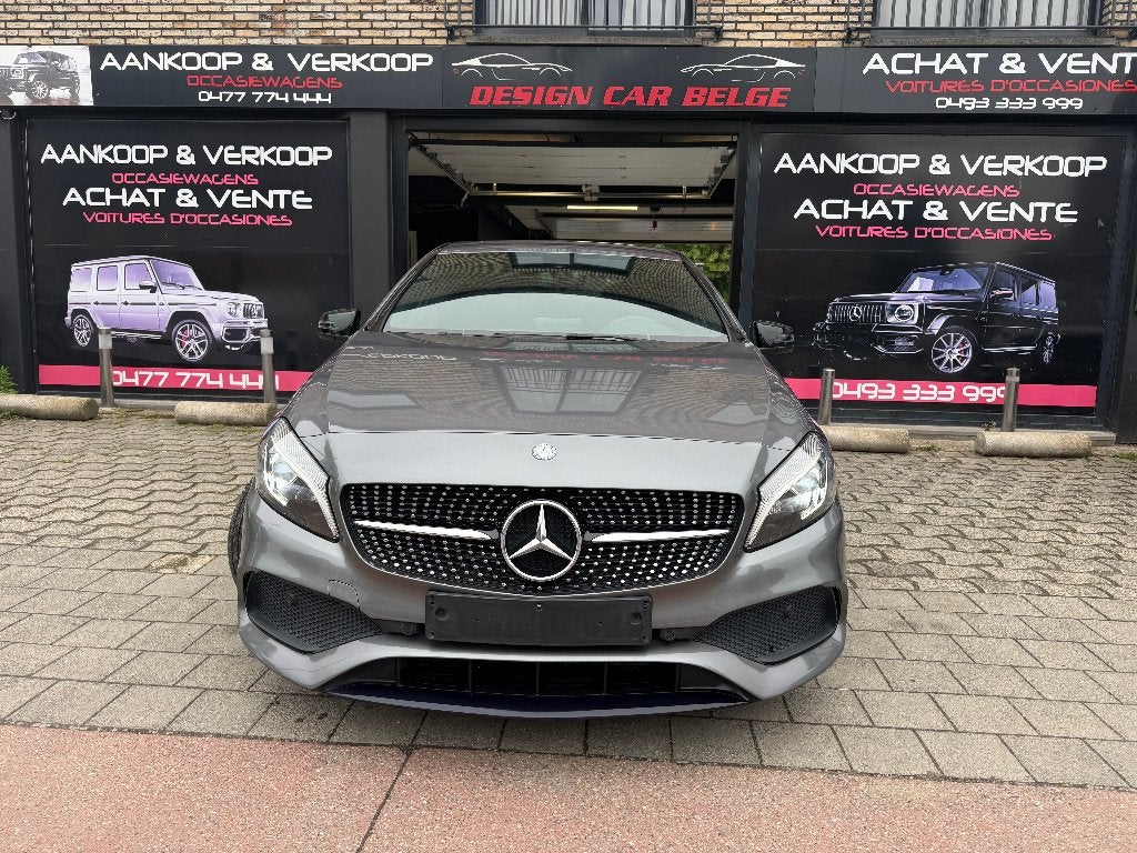 Mercedes A 180 Benzinepakket AMG*1e hoofdcarnet Mercedes*, Auto's, Mercedes-Benz, Euro 6, Navigatiesysteem, Bedrijf, Handgeschakeld
