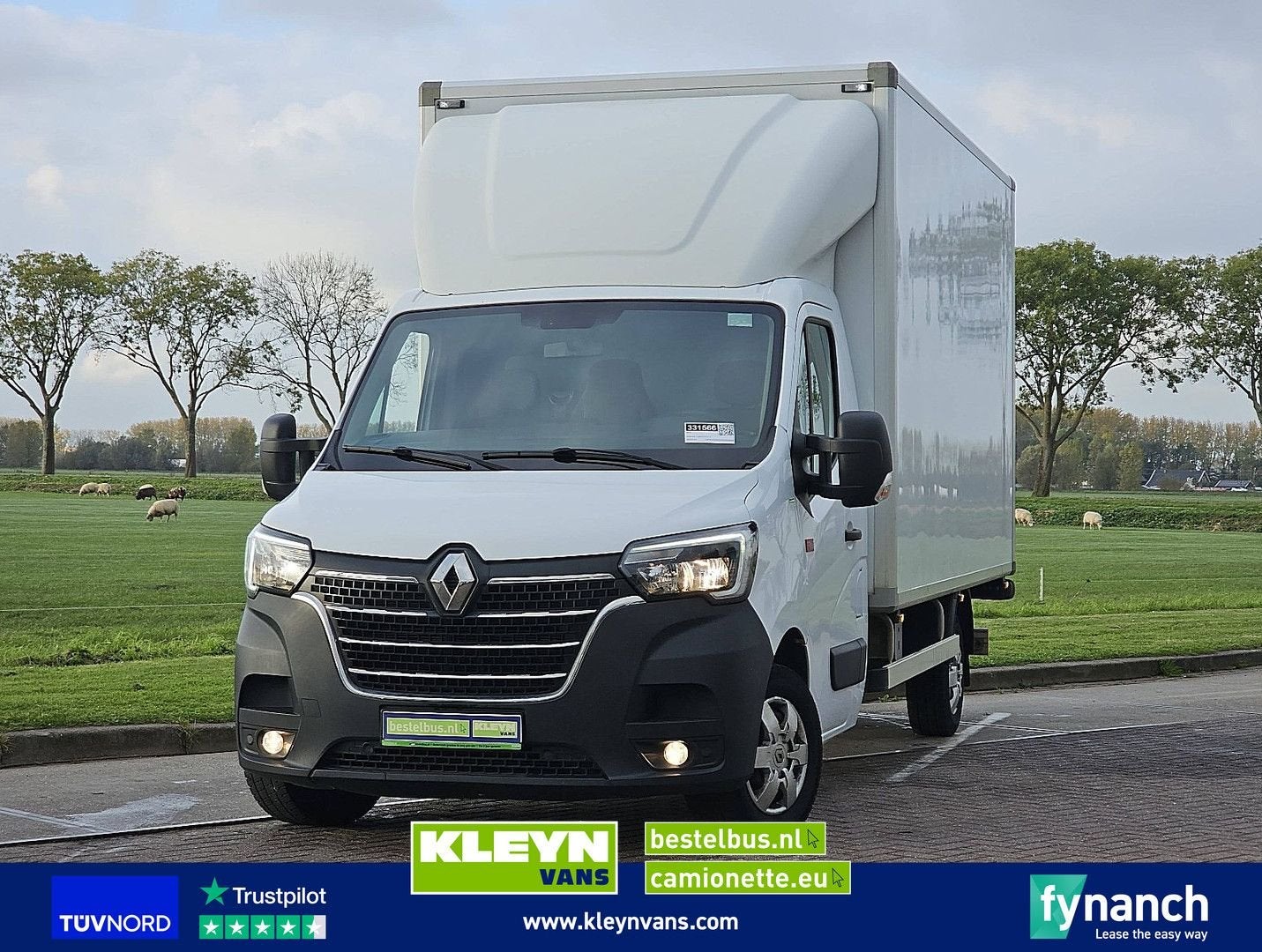 Renault MASTER 2.3 Bakwagen Laadklep Zijdeur Spoiler Lat-om-, Auto's, Renault, Wit, 120 kW, Te koop