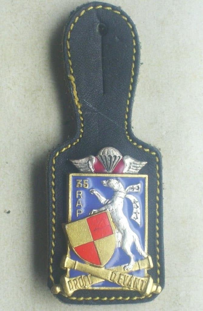 Breloque émaillée 35e RAP français fabrication Drago Paris, Collections, Objets militaires | Seconde Guerre mondiale, Envoi, Armée de terre