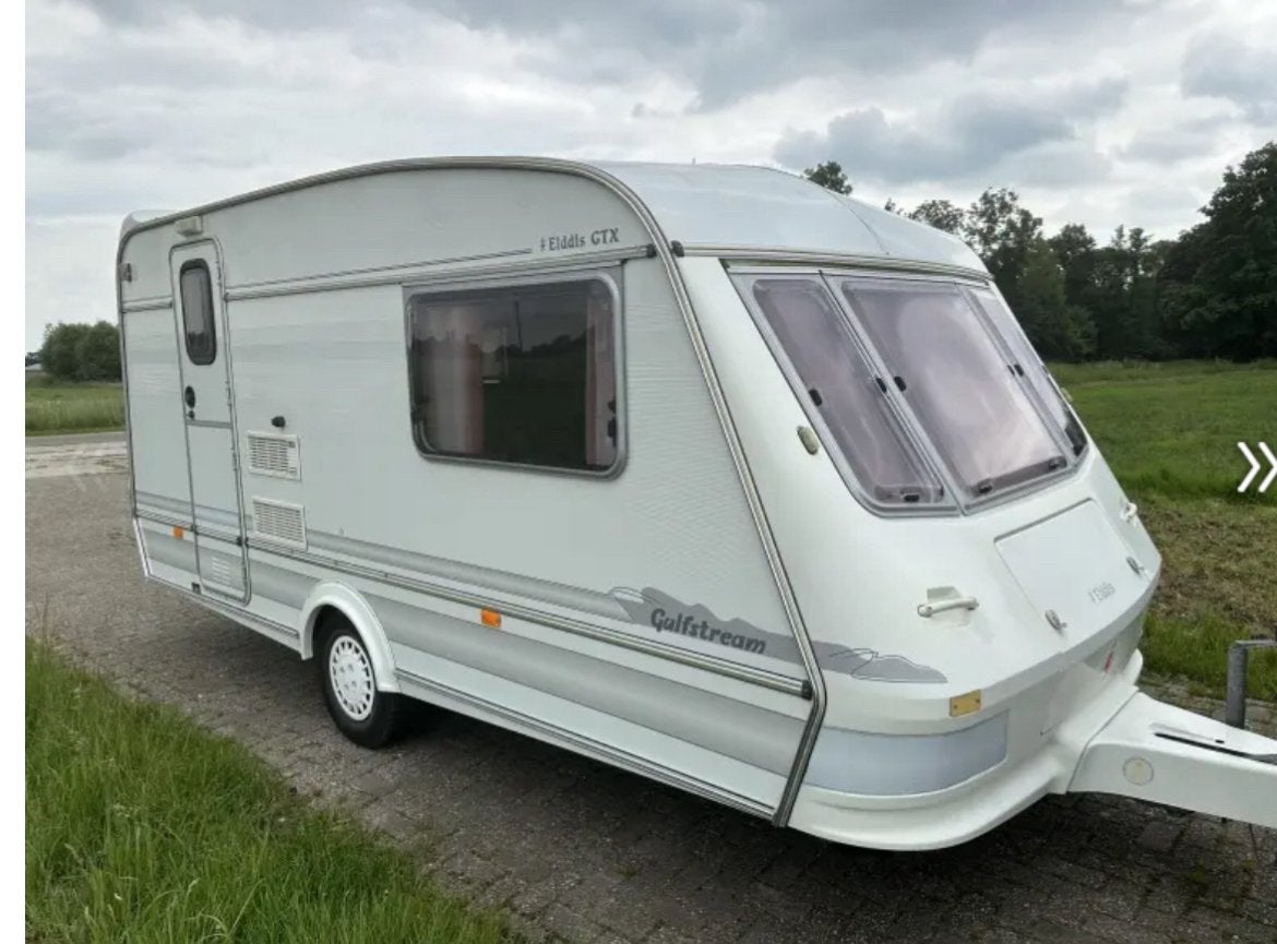 Elddis Gulfstream, gepimpt ( let op, Nederlandse caravan), Caravans en Kamperen, Caravans, Elddis, Particulier, Kachel