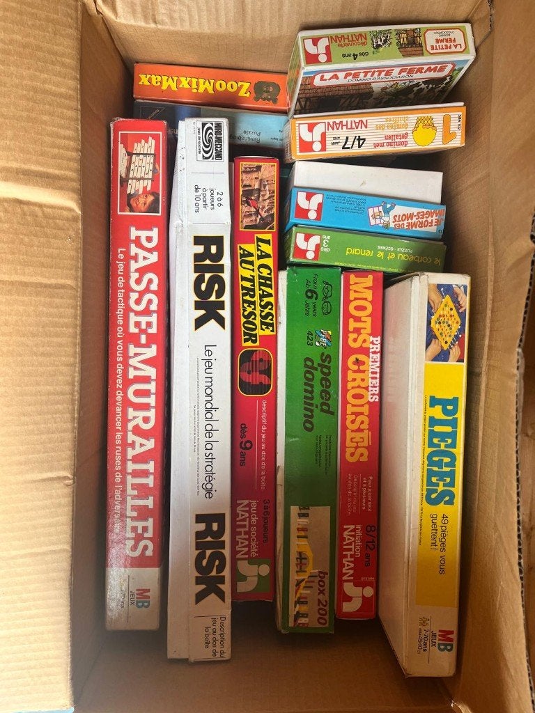 Veel bordspellen uit de jaren 70-80 - Risk, Traps,..., Hobby en Vrije tijd, Gezelschapsspellen | Bordspellen, Gebruikt, Een of twee spelers