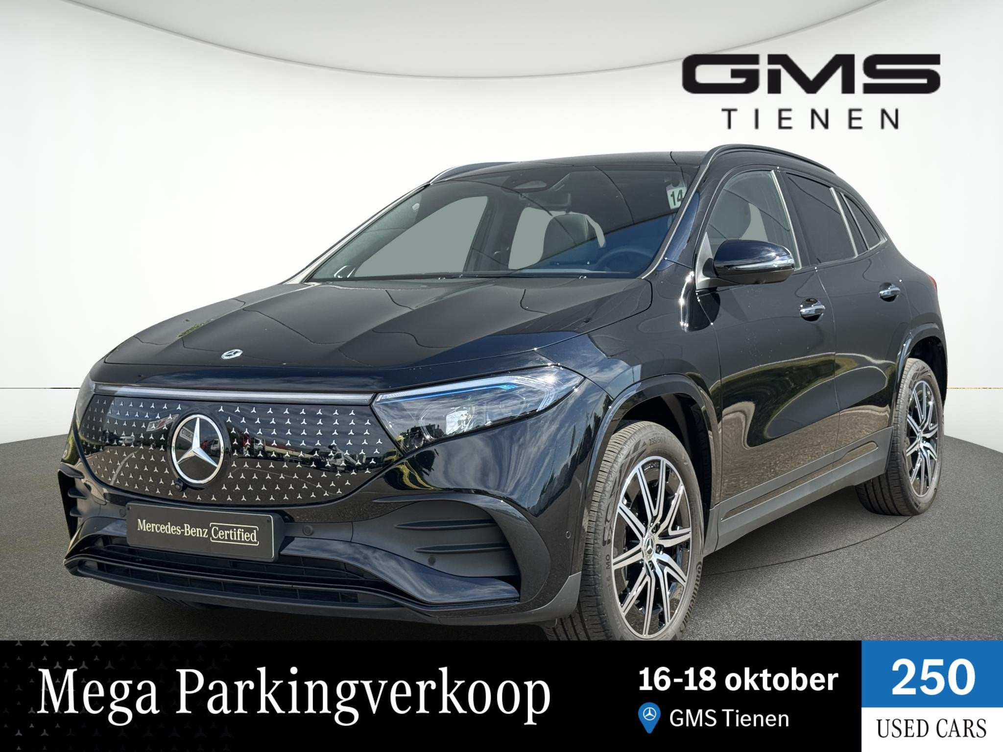 Mercedes-Benz EQA 300 4MATIC AMG Line, Auto's, Automaat, Gebruikt, Zwart, 67 kWh