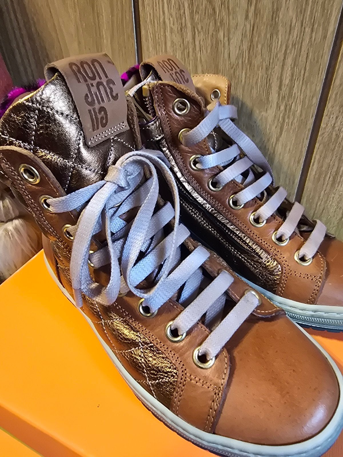 Nieuwe lederen rondinella botinnes maat 29, Meisje, Schoenen, Nieuw, Rondinella