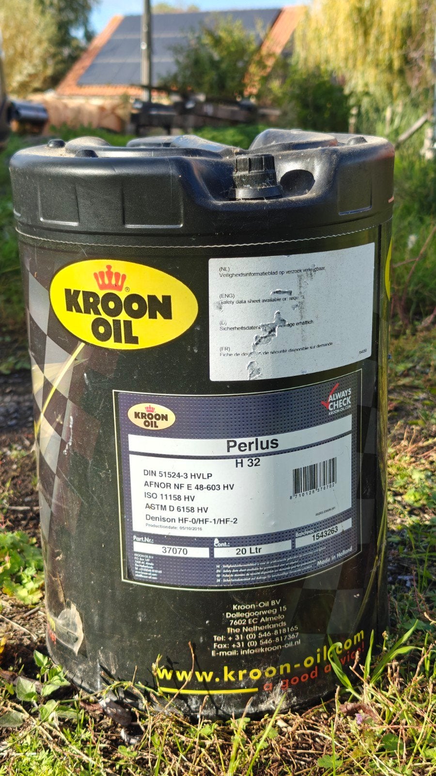 Kroon Oil Perlus H32 (20 liter), Ophalen