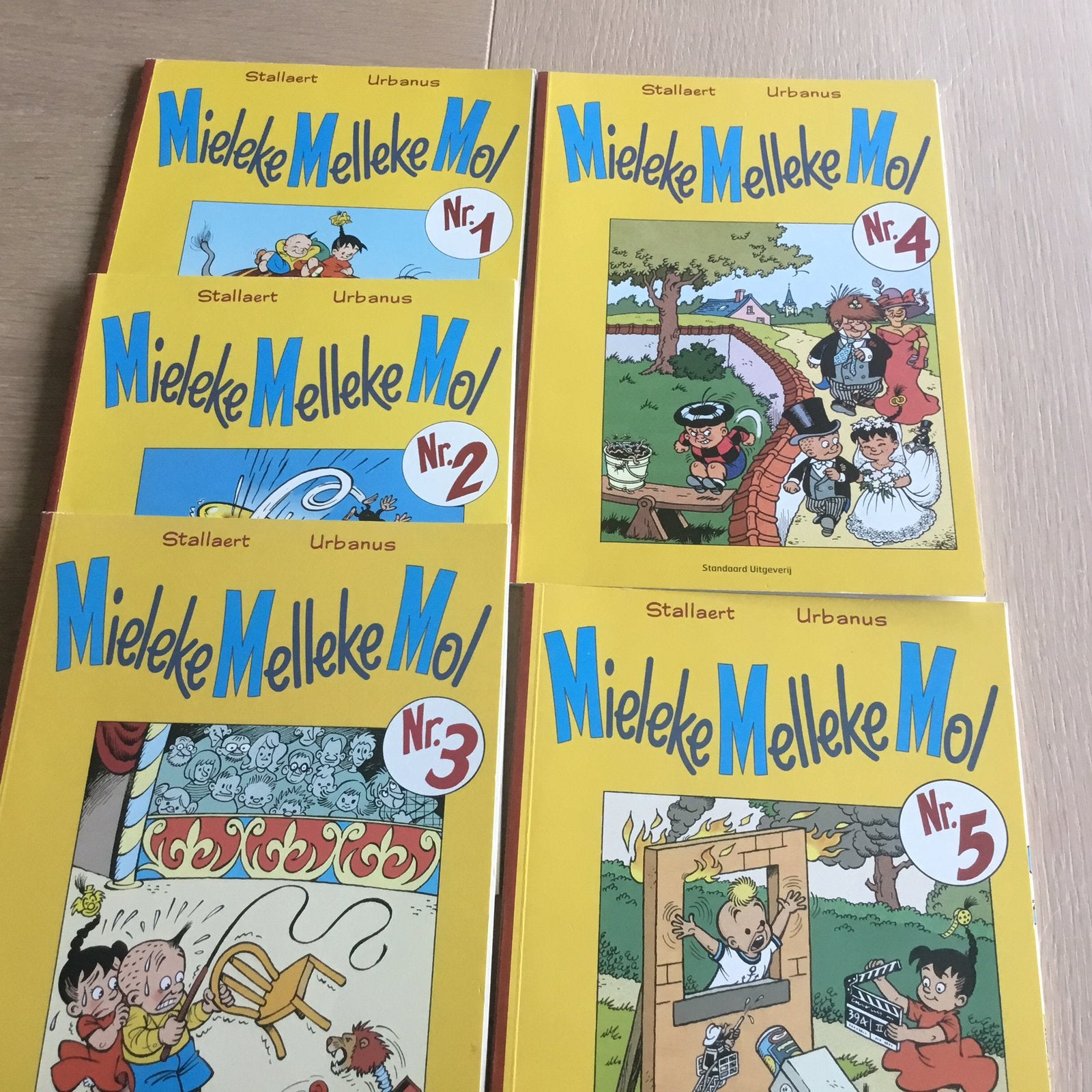 Mieleke Melleke Mol: reeks 1 tem 5 in eerste druk, Boeken, Ophalen, Zo goed als nieuw