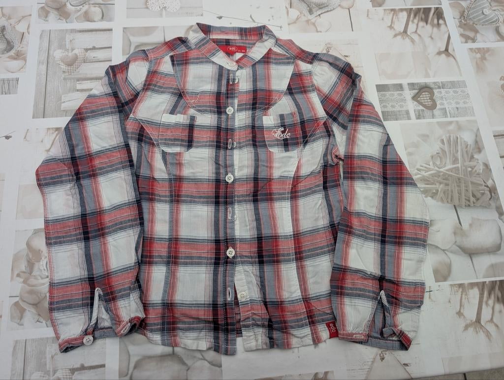 Edc by Esprit hemdje voor meisjes van 8 jaar, Kinderen en Baby's, Kinderkleding | Maat 128, Meisje, Edc by Esprit, Overhemd of Blouse